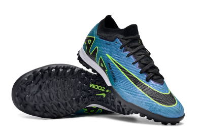 Nike Air Zoom Mercurial Vapor 15 Elite TF Football Shoes - Blue/Yellow/Black