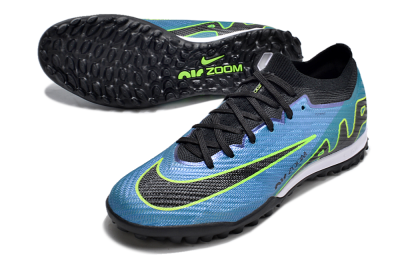 Nike Air Zoom Mercurial Vapor 15 Elite TF Football Shoes - Blue/Yellow/Black