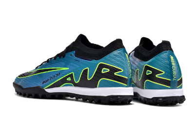 Nike Air Zoom Mercurial Vapor 15 Elite TF Football Shoes - Blue/Yellow/Black