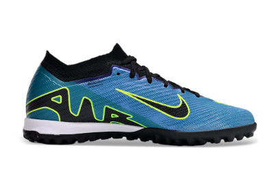 Nike Air Zoom Mercurial Vapor 15 Elite TF Football Shoes - Blue/Yellow/Black