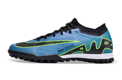 Nike Air Zoom Mercurial Vapor 15 Elite TF Football Shoes - Blue/Yellow/Black