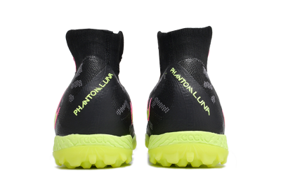 Nike Phantom Luna 2 Elite TF Football Shoes - Black/Yellow/Pink