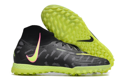 Nike Phantom Luna 2 Elite TF Football Shoes - Black/Yellow/Pink