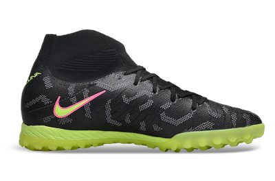 Nike Phantom Luna 2 Elite TF Football Shoes - Black/Yellow/Pink