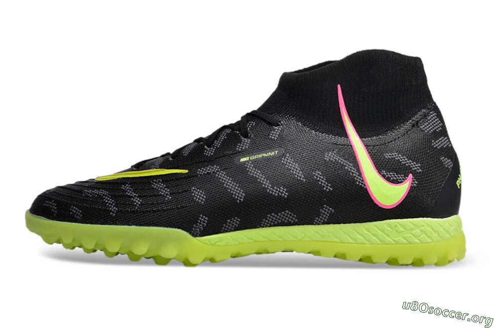 Nike Phantom Luna 2 Elite TF Football Shoes - Black/Yellow/Pink 3