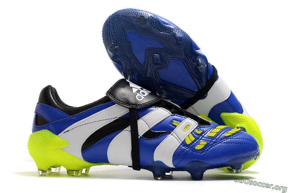 Adidas Predator Accelerator Electricity FG Football Boots - Blue/White/Yellow 2