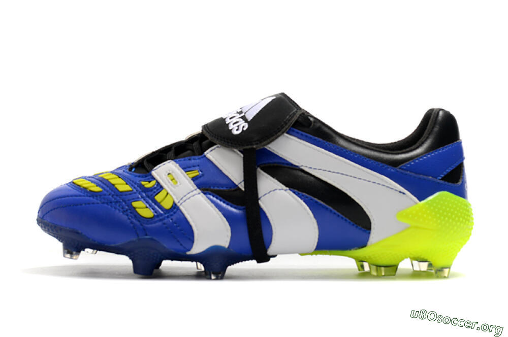 Adidas Predator Accelerator Electricity FG Football Boots - Blue/White/Yellow 3