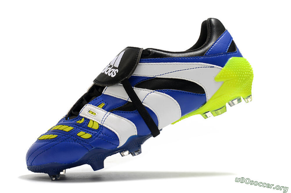 Adidas Predator Accelerator Electricity FG Football Boots - Blue/White/Yellow 5