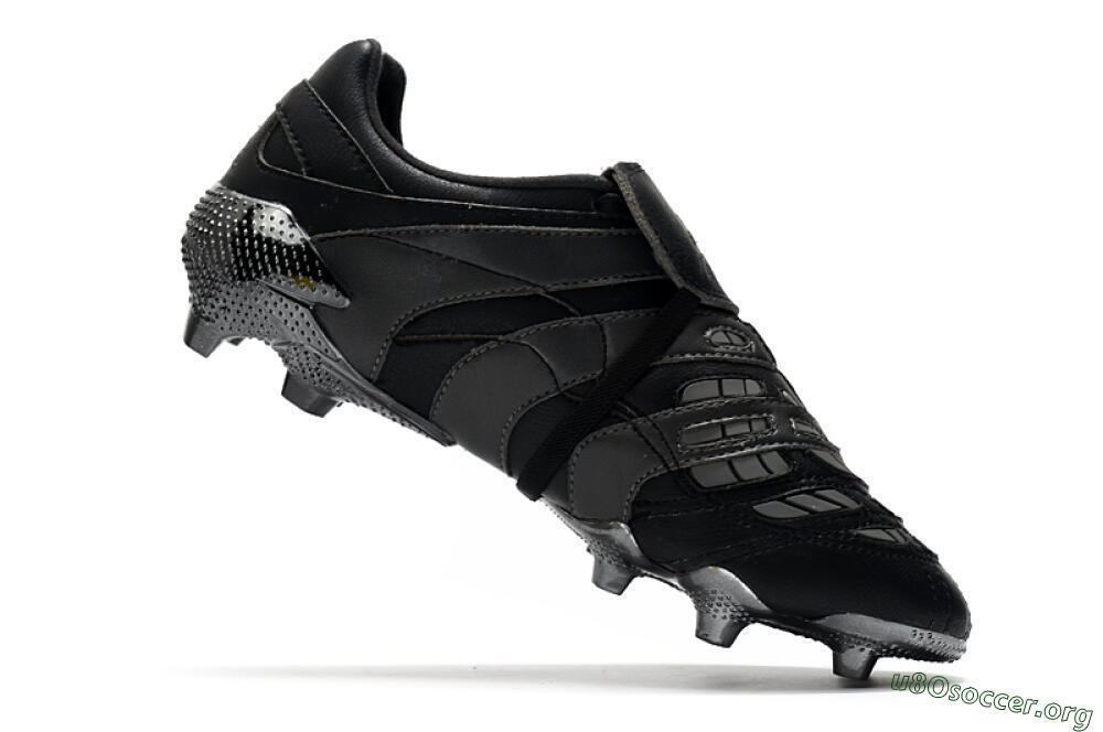 Adidas Predator Accelerator Electricity FG Football Boots - Black/Grey/Gold 4