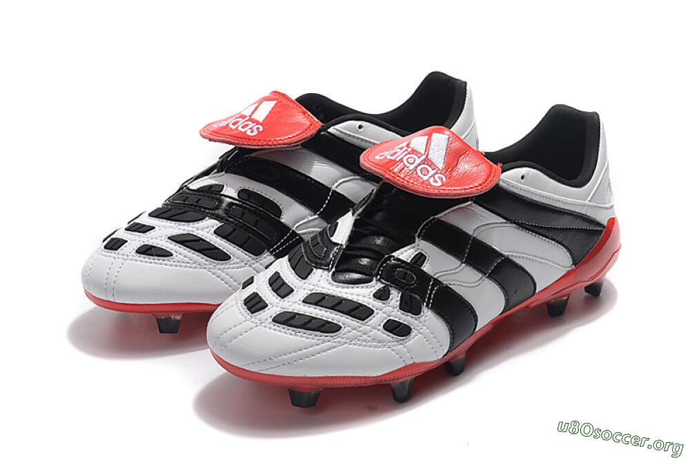 Adidas Predator Accelerator Electricity FG Football Boots - White/Black/Red 5