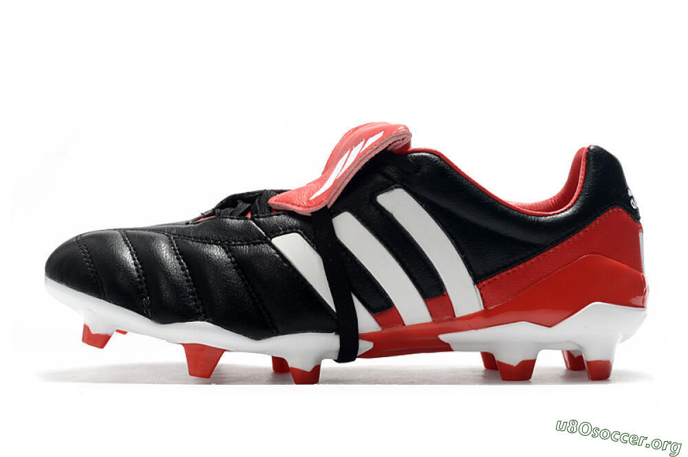Adidas Predator Mania FG Football Boots - Black/White/Red 3