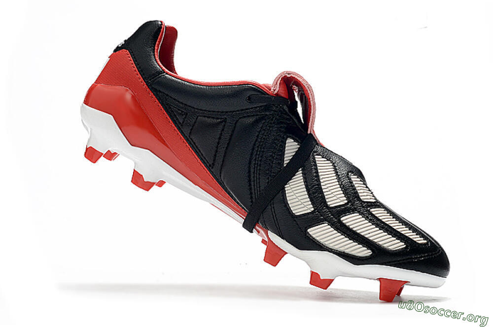 Adidas Predator Mania FG Football Boots - Black/White/Red 4
