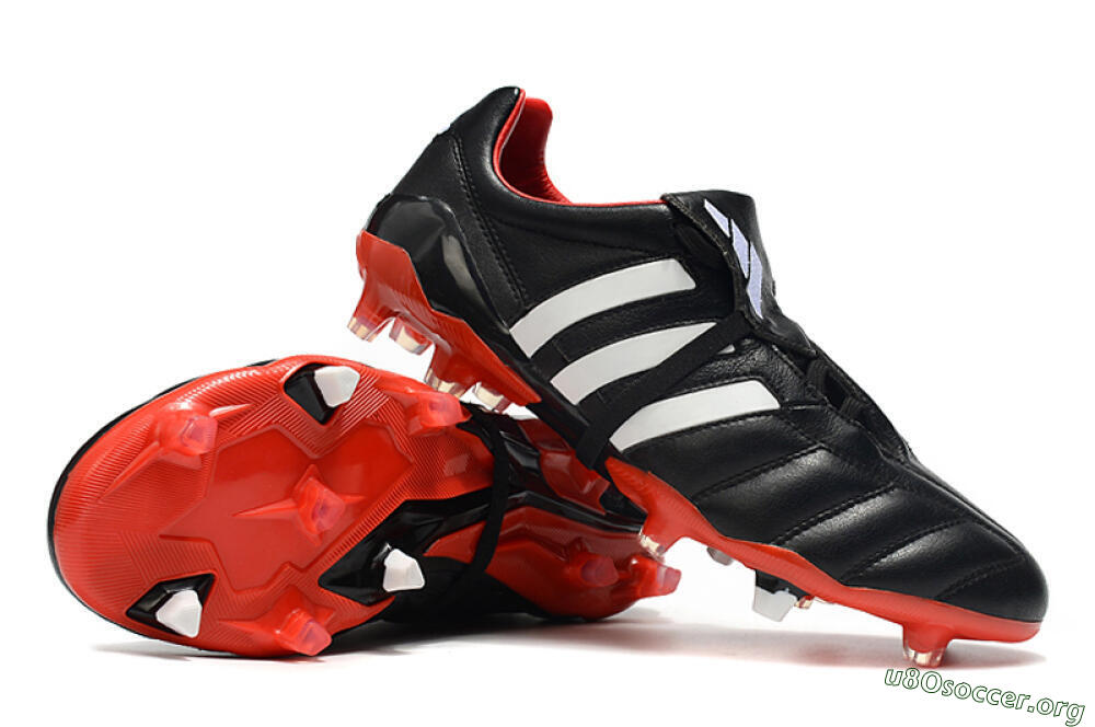 Adidas Predator Mania FG Football Boots - Black/White/Red 4