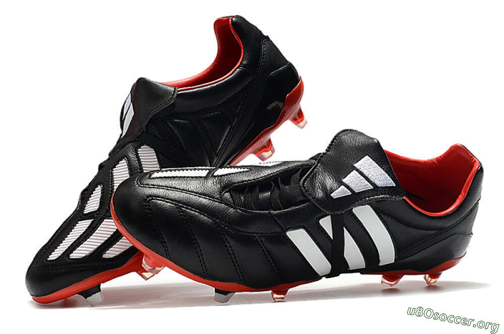 Adidas Predator Mania FG Football Boots - Black/White/Red 6