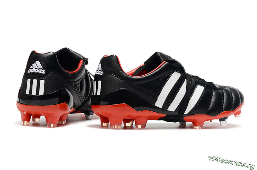 Adidas Predator Mania FG Football Boots - Black/White/Red 9