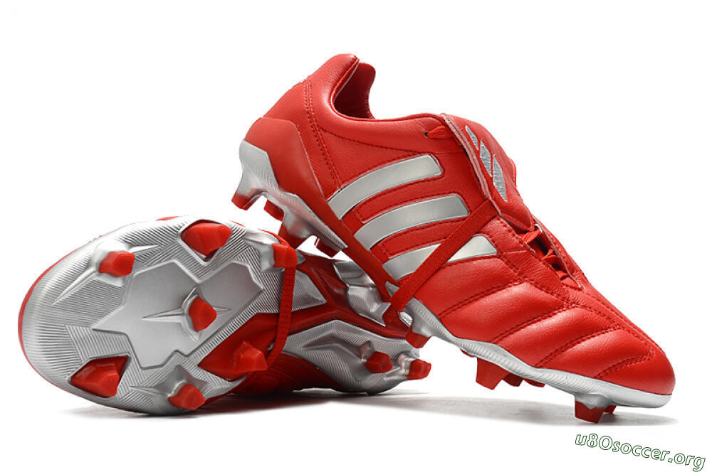 Adidas Predator Mania FG Football Boots - Red/Silver 4