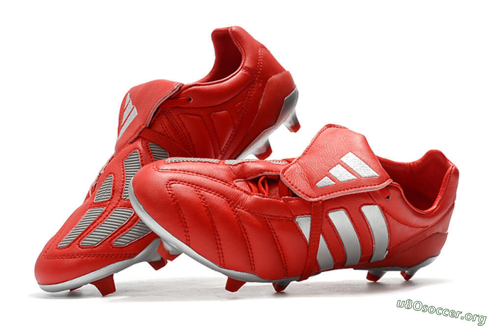 Adidas Predator Mania FG Football Boots - Red/Silver 6