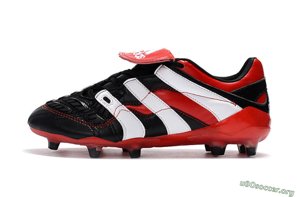 Adidas Predator Accelerator Electricity FG Football Boots - Black/Red/White 3