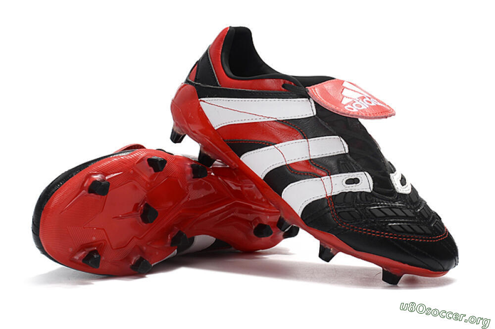 Adidas Predator Accelerator Electricity FG Football Boots - Black/Red/White 4
