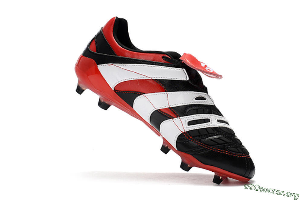 Adidas Predator Accelerator Electricity FG Football Boots - Black/Red/White 7