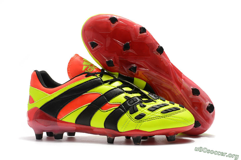 Adidas Predator Accelerator Electricity FG Football Boots - Yellow/Red/Black 2