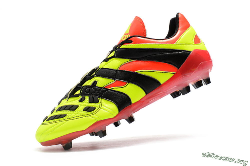 Adidas Predator Accelerator Electricity FG Football Boots - Yellow/Red/Black 8