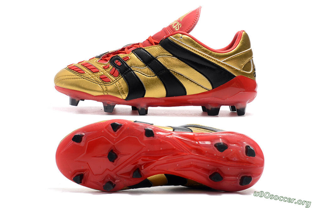 Adidas Predator Accelerator Electricity FG Football Boots - Gold/Red/Black 1