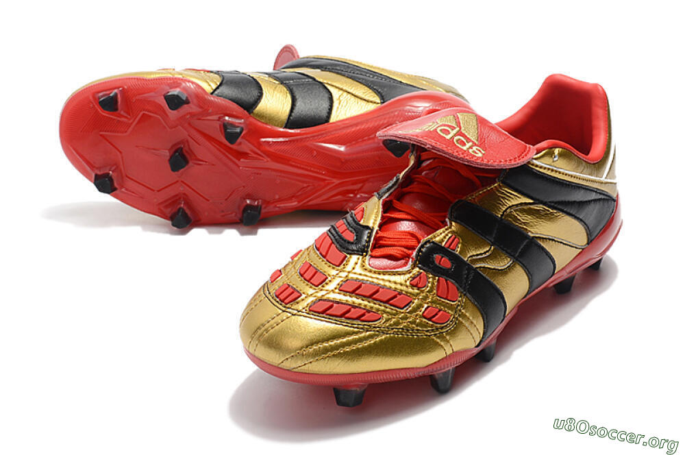 Adidas Predator Accelerator Electricity FG Football Boots - Gold/Red/Black 0