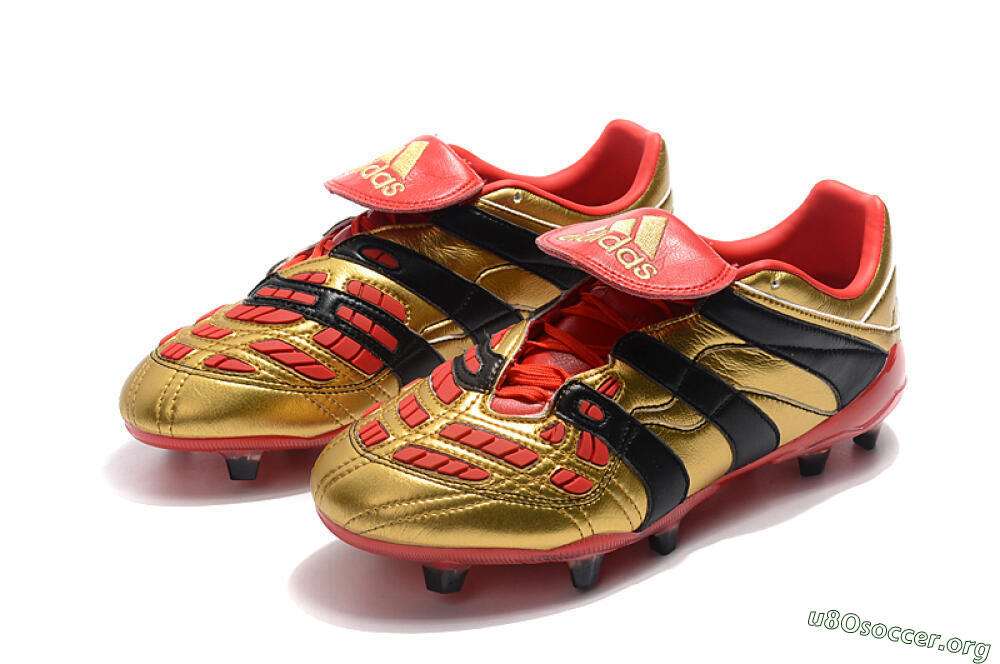 Adidas Predator Accelerator Electricity FG Football Boots - Gold/Red/Black 5