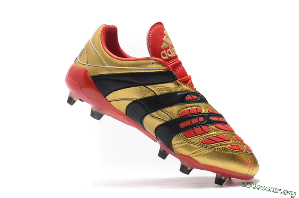 Adidas Predator Accelerator Electricity FG Football Boots - Gold/Red/Black 7