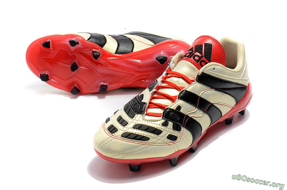 Adidas Predator Accelerator Electricity FG Football Boots - White/Black/Red 0