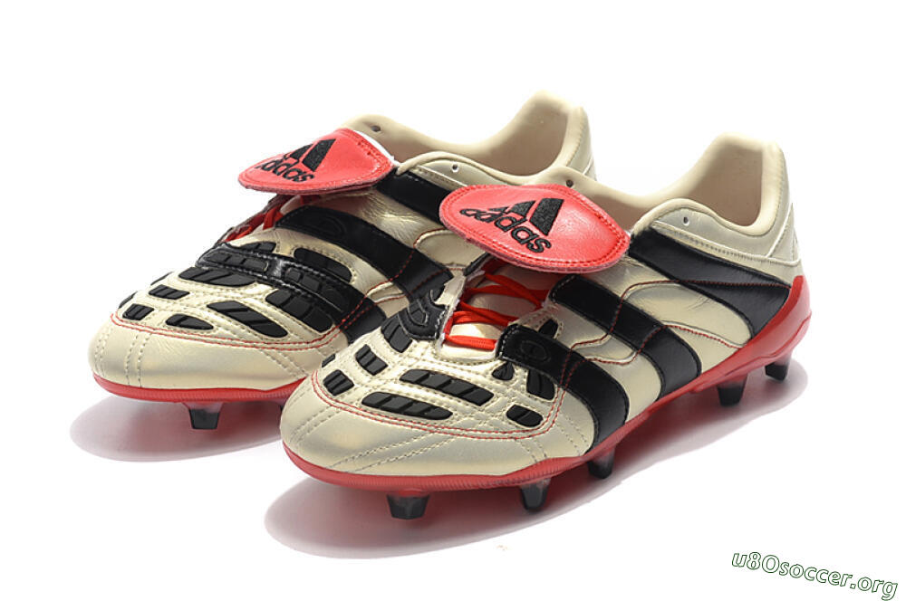Adidas Predator Accelerator Electricity FG Football Boots - White/Black/Red 5