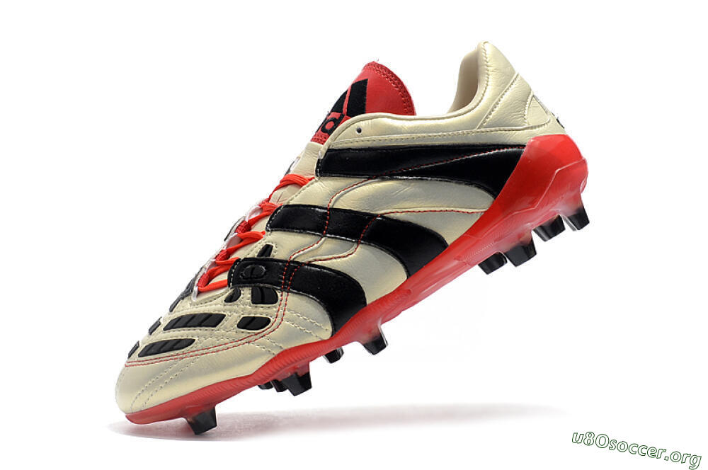 Adidas Predator Accelerator Electricity FG Football Boots - White/Black/Red 8