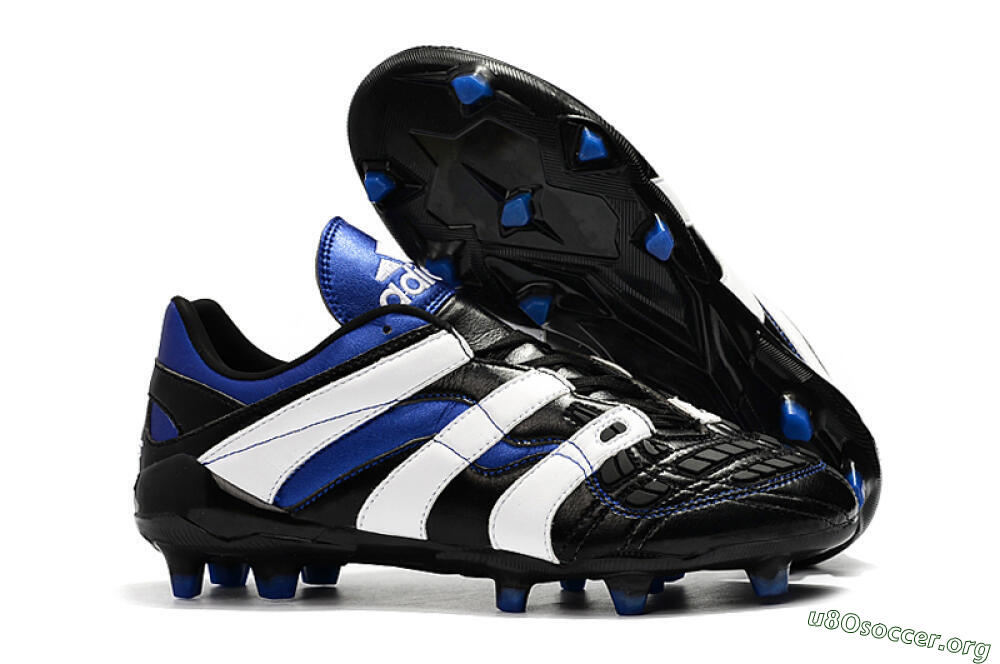 Adidas Predator Accelerator Electricity FG Football Boots - Black/Blue/White 2