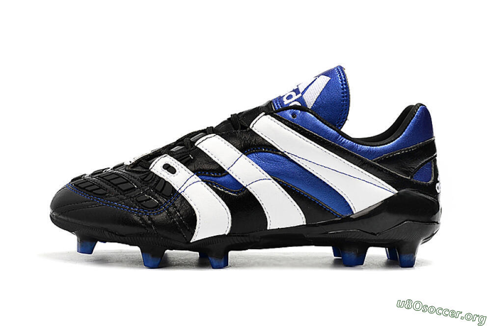 Adidas Predator Accelerator Electricity FG Football Boots - Black/Blue/White 3