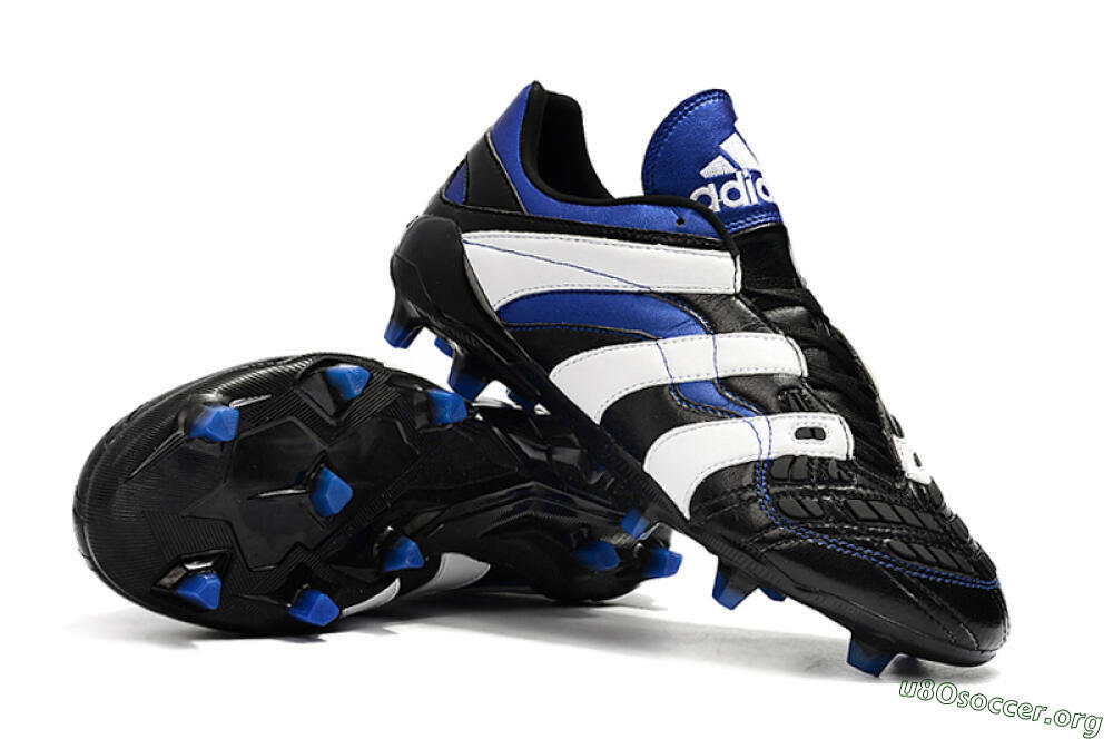 Adidas Predator Accelerator Electricity FG Football Boots - Black/Blue/White 4