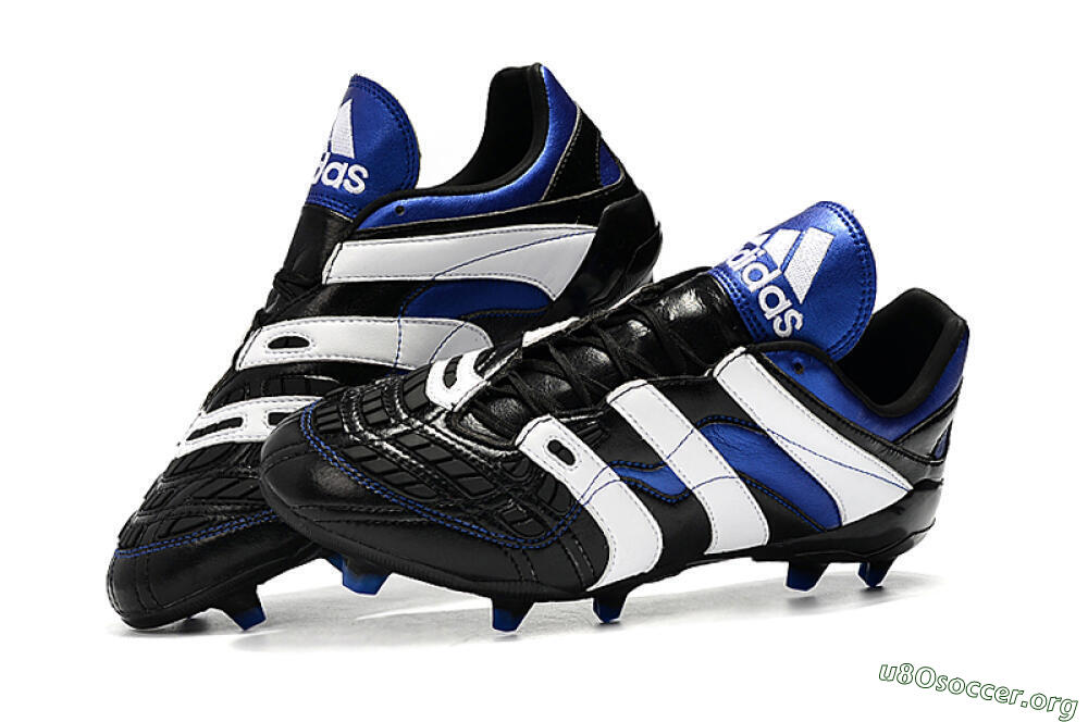 Adidas Predator Accelerator Electricity FG Football Boots - Black/Blue/White 6