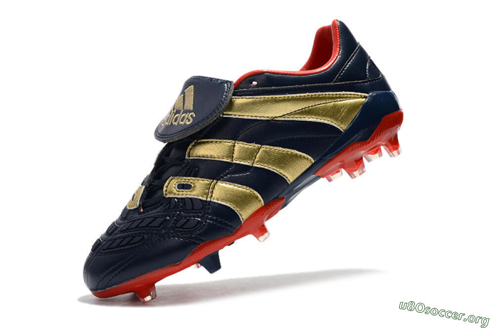 Adidas Predator Accelerator Electricity FG Football Boots - Blue/Gold/Red 8