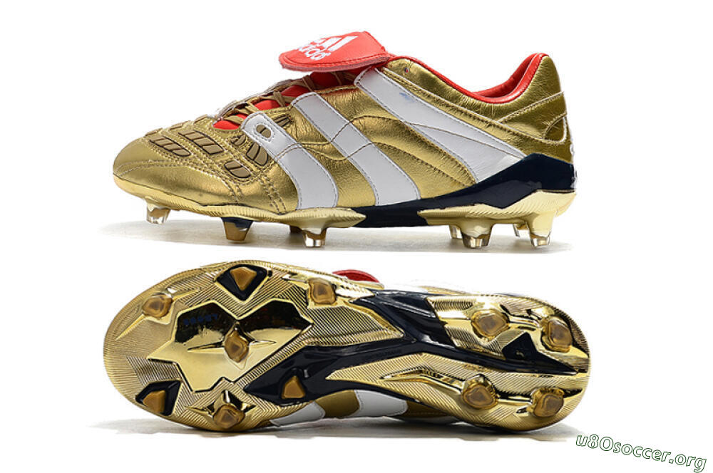 Adidas Predator Accelerator Electricity FG Football Boots - Gold/Red/White 1