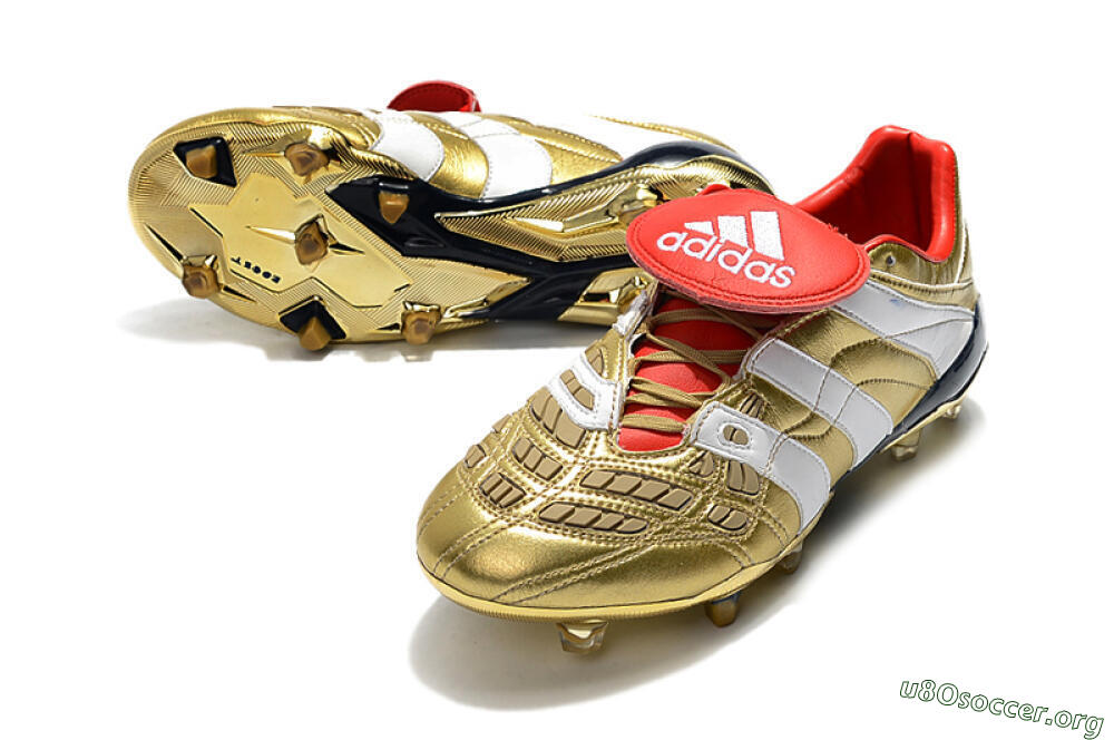 Adidas Predator Accelerator Electricity FG Football Boots - Gold/Red/White 0