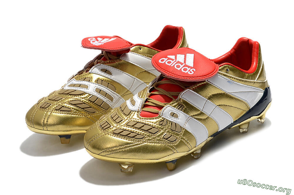 Adidas Predator Accelerator Electricity FG Football Boots - Gold/Red/White 5