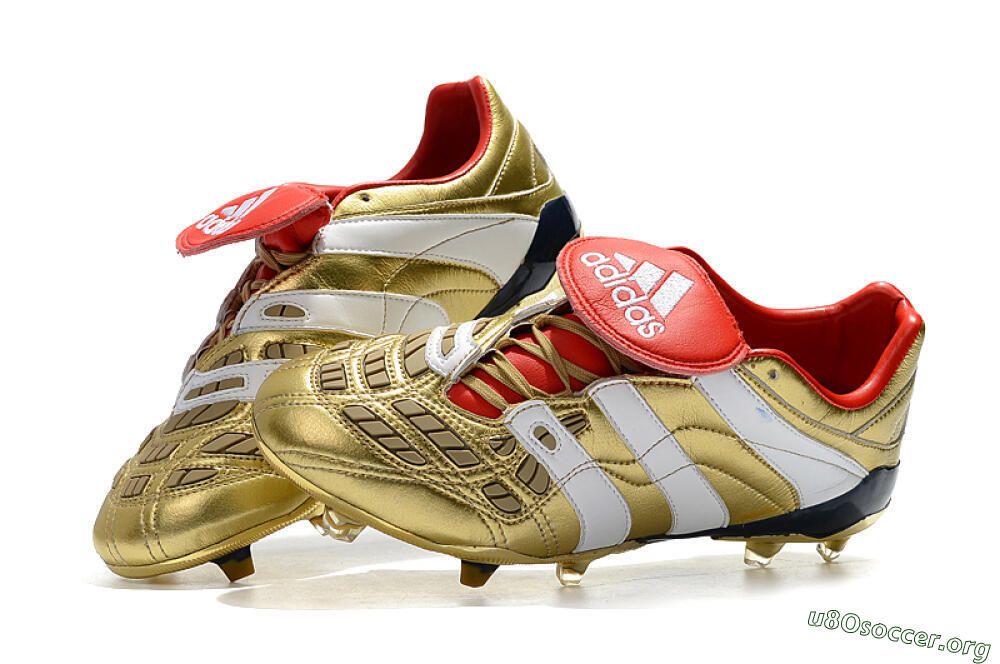 Adidas Predator Accelerator Electricity FG Football Boots - Gold/Red/White 6
