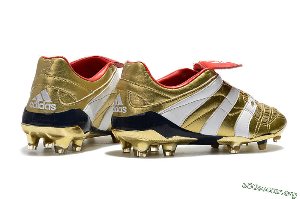 Adidas Predator Accelerator Electricity FG Football Boots - Gold/Red/White 9