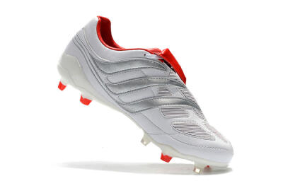 Beckham x Adidas Predator Precision FG Football Boots - Grey/Red/White