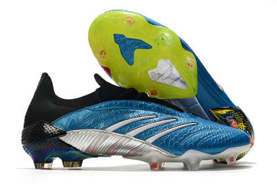 Adidas Predator Archive Limited Edition FG Football Boots - Blue/Silver/Red/Yellow