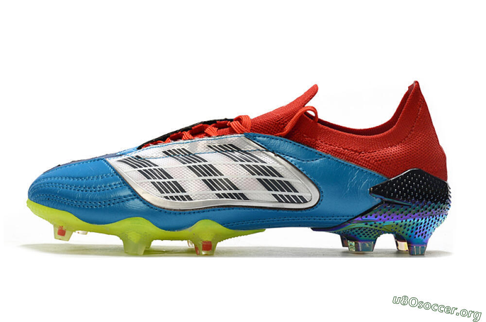 Adidas Predator Archive Limited Edition FG Football Boots - Blue/Silver/Red/Yellow 3