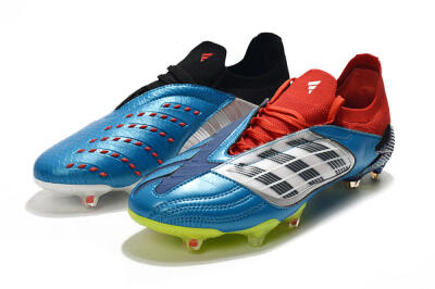 Adidas Predator Archive Limited Edition FG Football Boots - Blue/Silver/Red/Yellow
