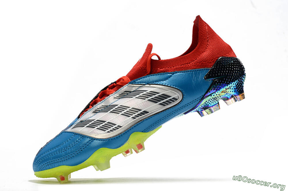 Adidas Predator Archive Limited Edition FG Football Boots - Blue/Silver/Red/Yellow 6
