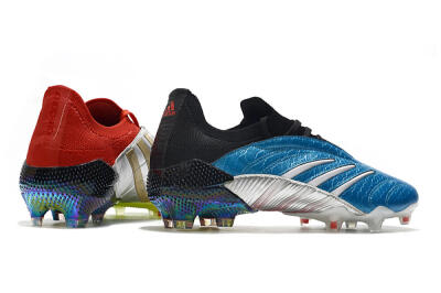 Adidas Predator Archive Limited Edition FG Football Boots - Blue/Silver/Red/Yellow