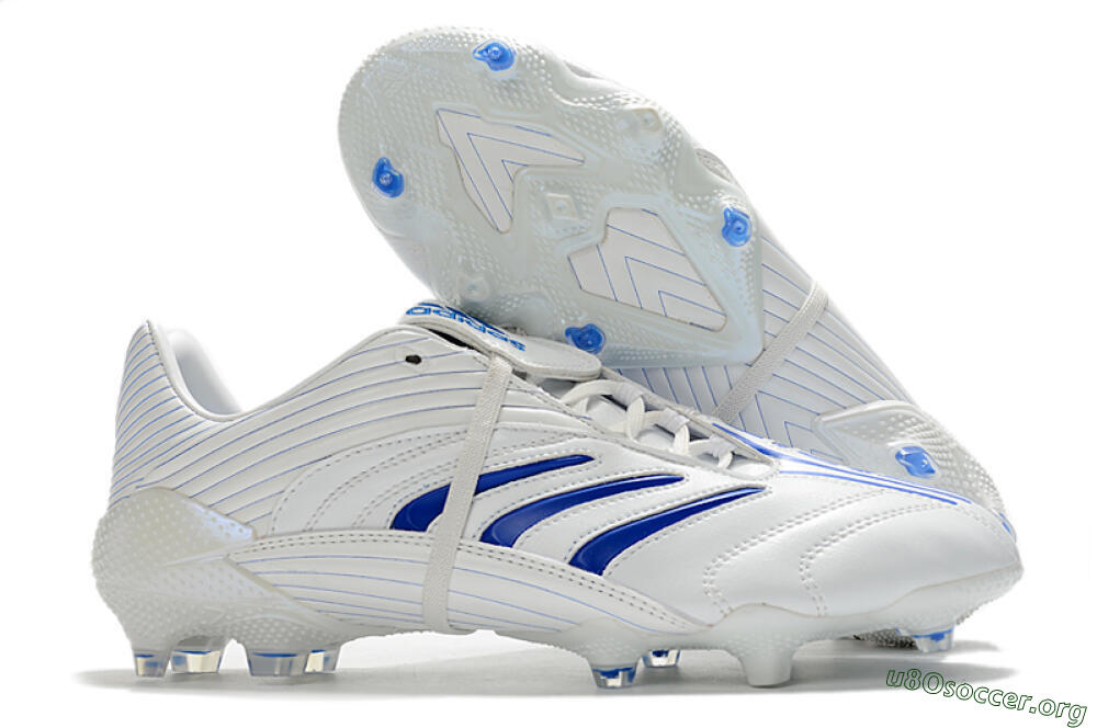 Adidas Predator Absolute 20 FG Football Boots - White/Blue 2